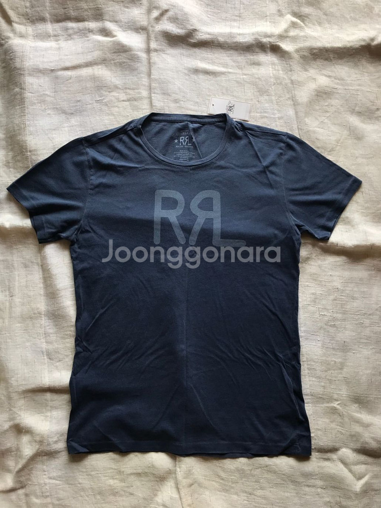 폴로 더블알엘 RRL 로고 반팔 티셔츠 새 제품--1