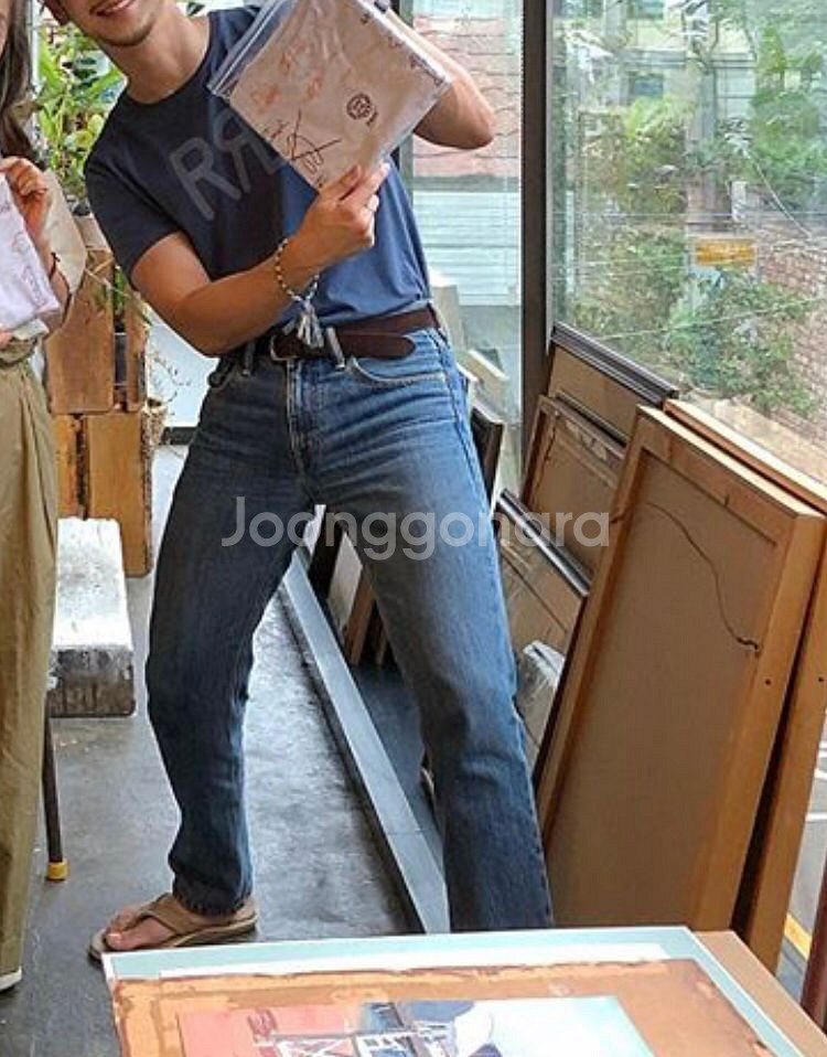 폴로 더블알엘 RRL 로고 반팔 티셔츠 새 제품--6