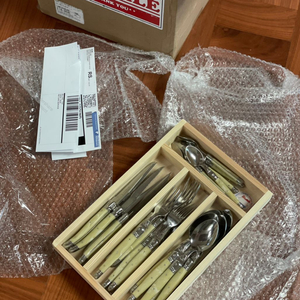 장듀보 라귀올 커트러리 24pcs 마블베이지