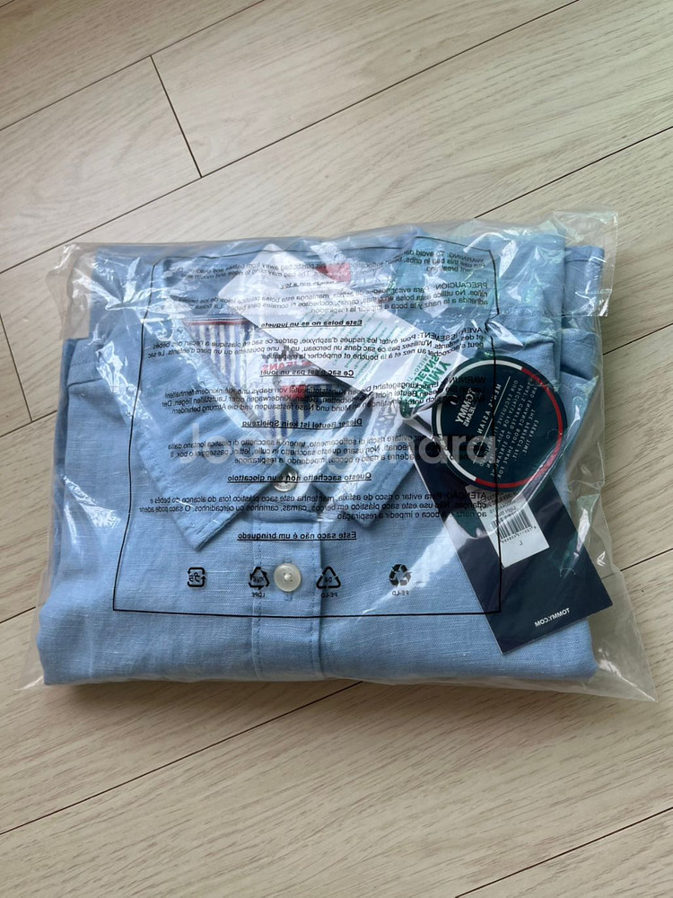 Tommy jeans 린넨혼방 셔츠(Size-L)--4