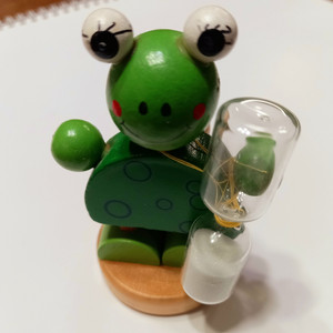 개구리 왕눈이 (모래시계)인형
