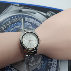 빈티지 세이코 여성용 메탈 시계/정품