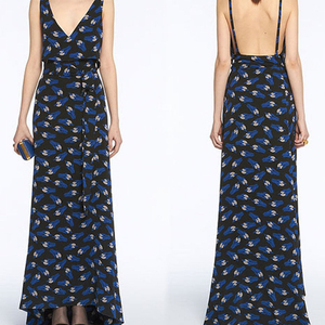 안전 Dvf maxi 맥시 롱 원피스