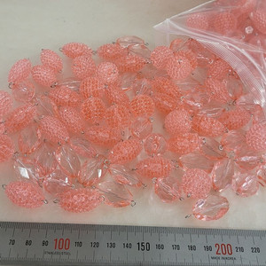 양고리 비즈장식 4종 약 200개 일괄