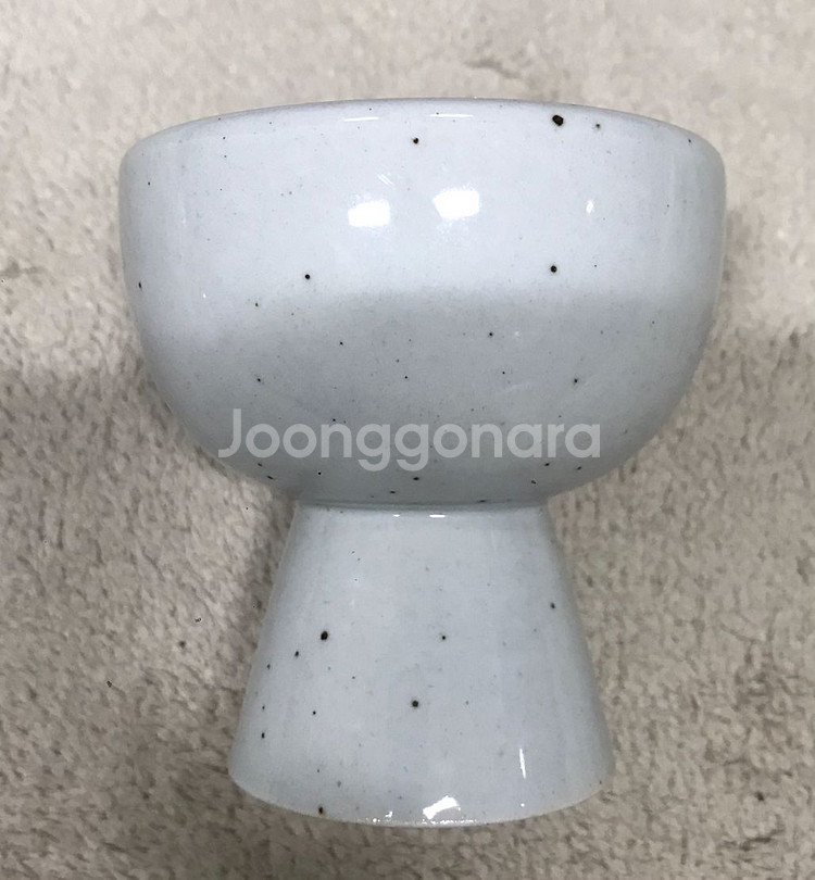 수제 도자기 받침 잔--1