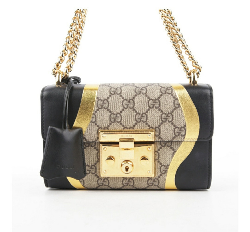 구찌 패드락 숄더백 스몰 GG수프림--1