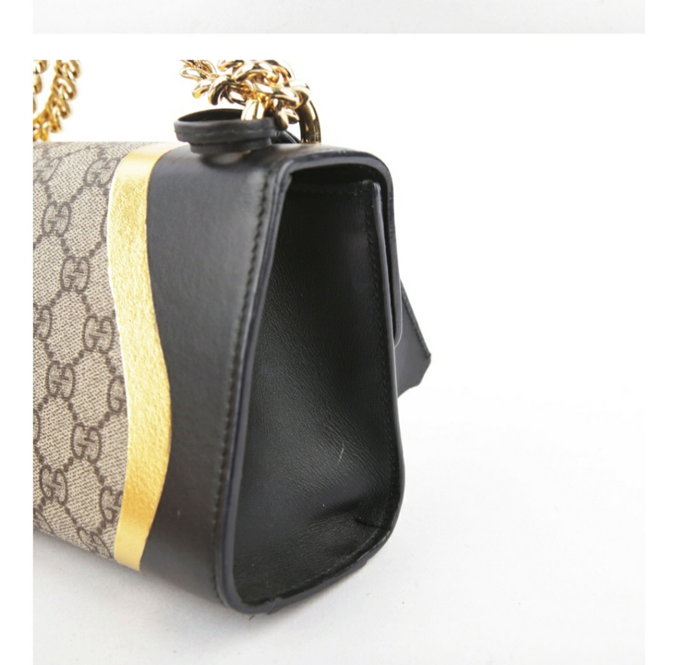 구찌 패드락 숄더백 스몰 GG수프림--2
