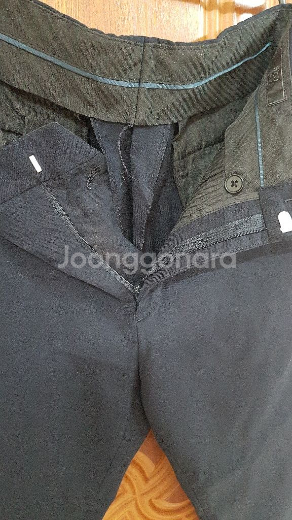 남자 남색 정장바지--2