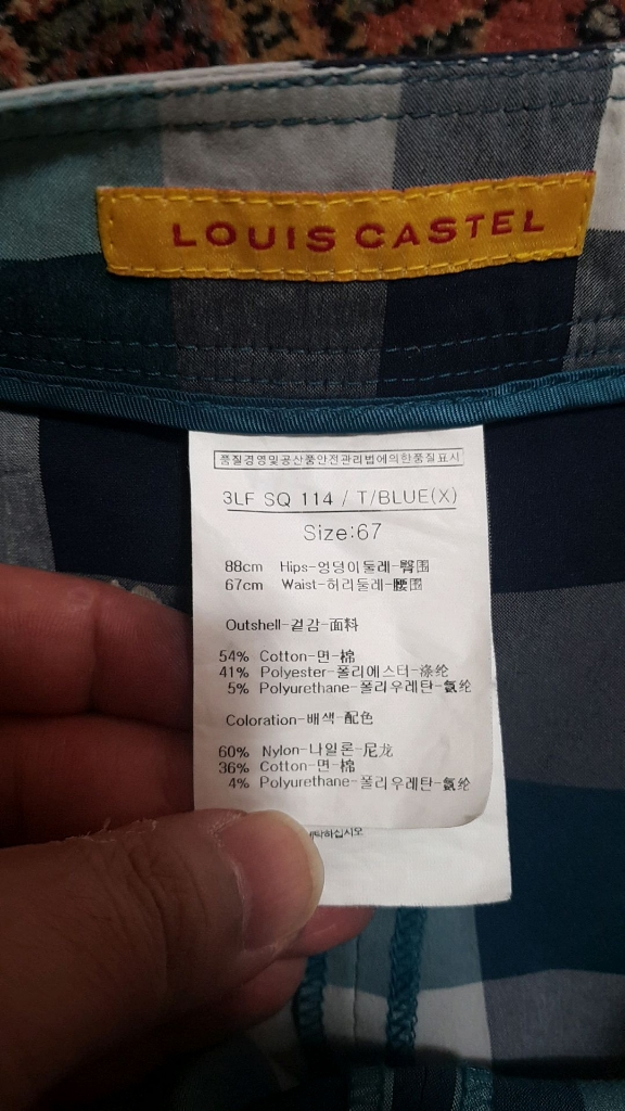 루이까스텔 골프스커트 27인치 기장37 이미지