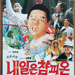 1991년 영화 내일은 챔피언 영화카드