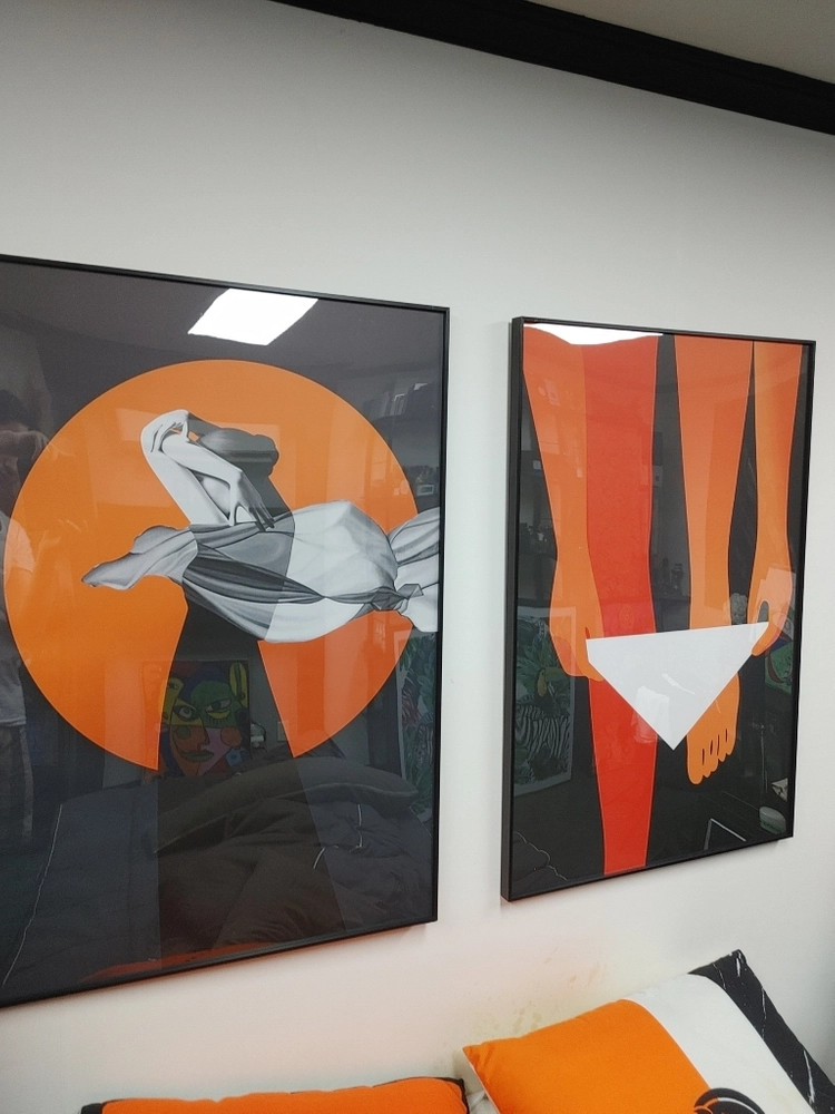 인테리어 대형 그림 액자 팝아트 럭셔리그림 에르메스 이미지