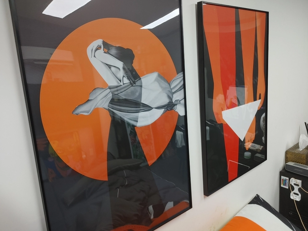 인테리어 대형 그림 액자 팝아트 럭셔리그림 에르메스 이미지