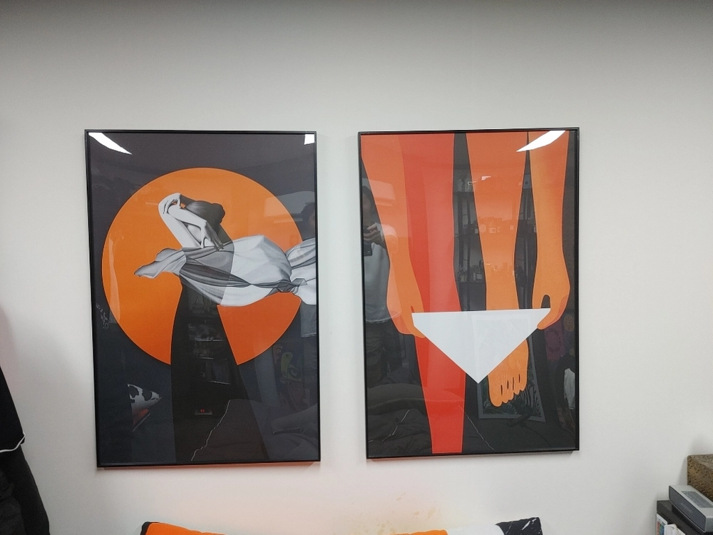 인테리어 대형 그림 액자 팝아트 럭셔리그림 에르메스 이미지
