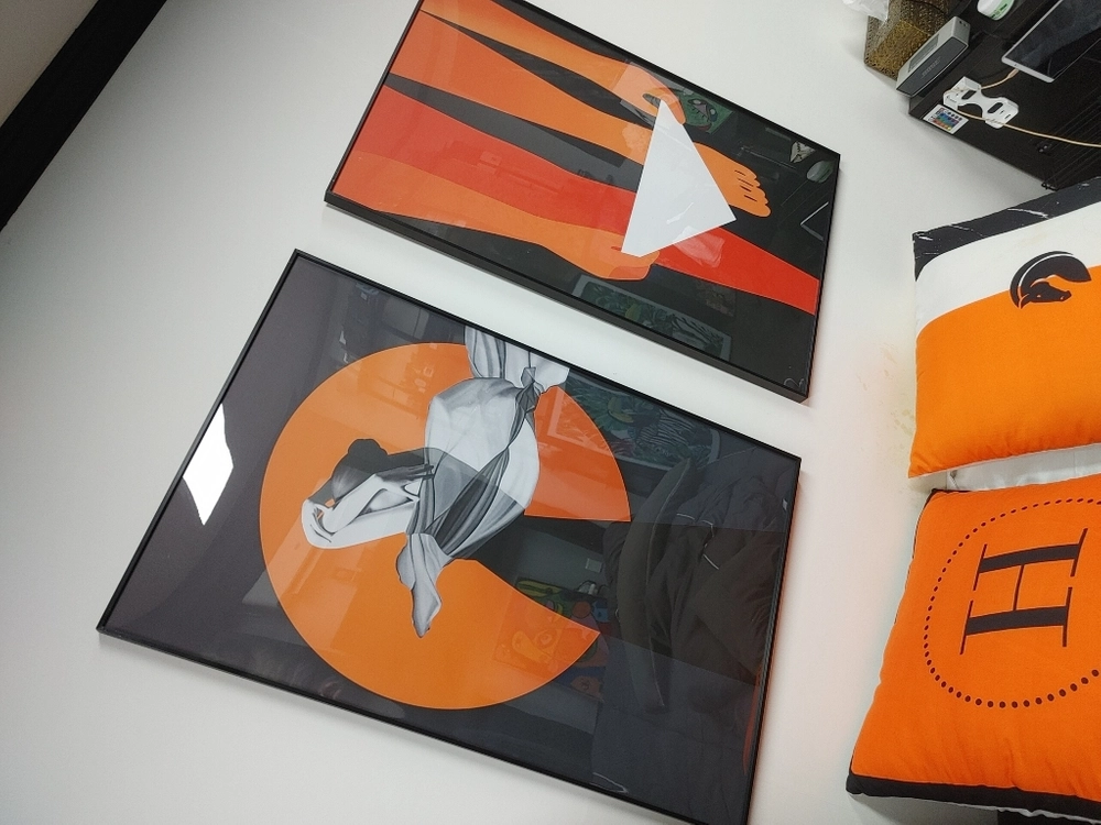 인테리어 대형 그림 액자 팝아트 럭셔리그림 에르메스 이미지