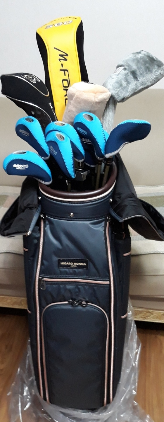 여성 YONEX 골프채풀세트 캐디백 혼마 새상품 ,--1