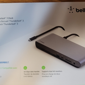 belkin thunderbolt 3 dock 새제품