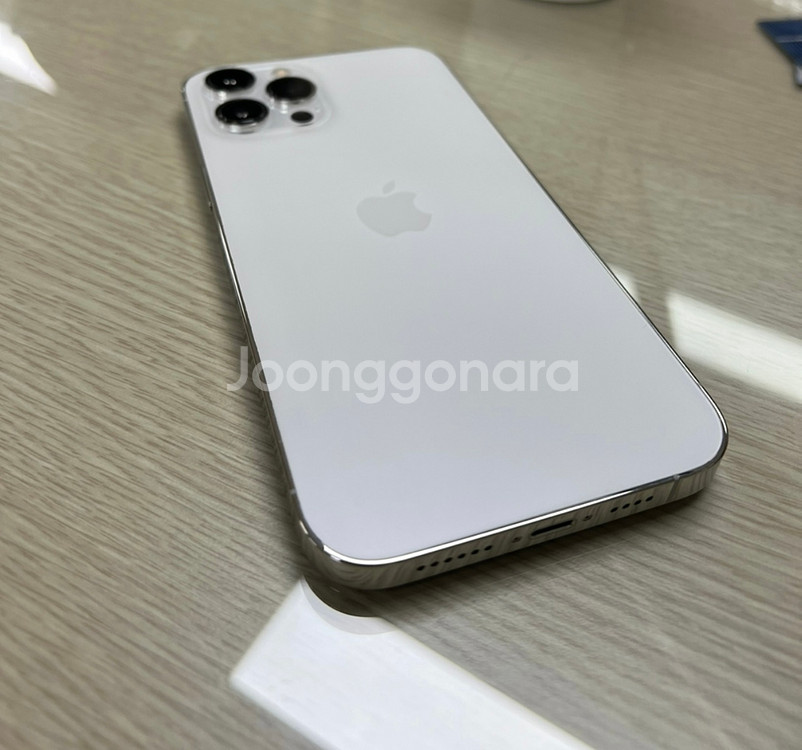 아이폰12프로맥스 128기가 화이트--4