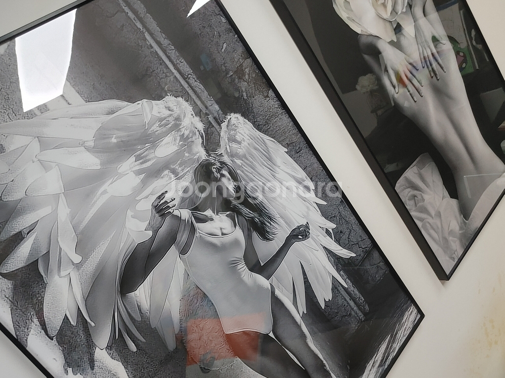 인테리어액자 대형그림 대형액자 천사그림 팝아트 액자 팜--5