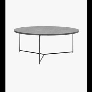 [바이헤이데이] 거실 원형 테이블(그레이)