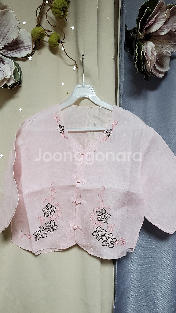 고급모시자수쟈켓-88 반품53--0