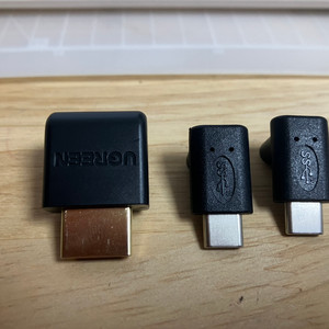 USB3.1+HDMI 90도 꺽임 젠더 일괄