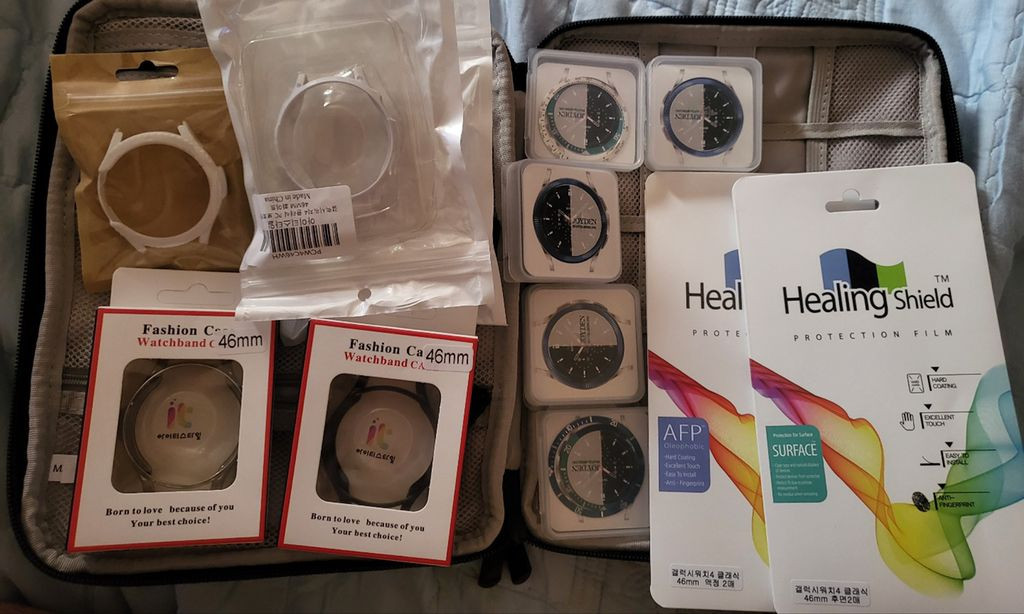 갤럭시워치4클래식46mm실버색상 블루투스용풀박스 팝니다--6