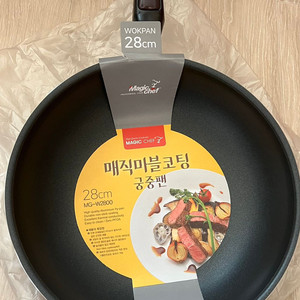 매직쉐프 매직마블코팅 궁중팬 28cm 새상품