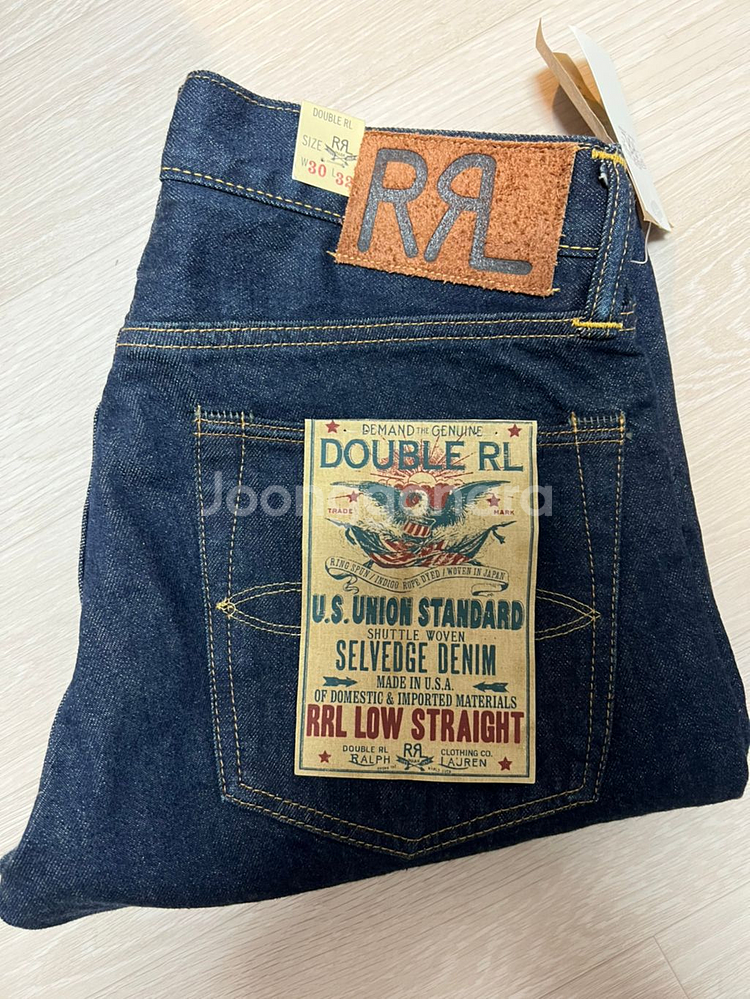 rrl 로우스트레이트 원워시 30x32--0