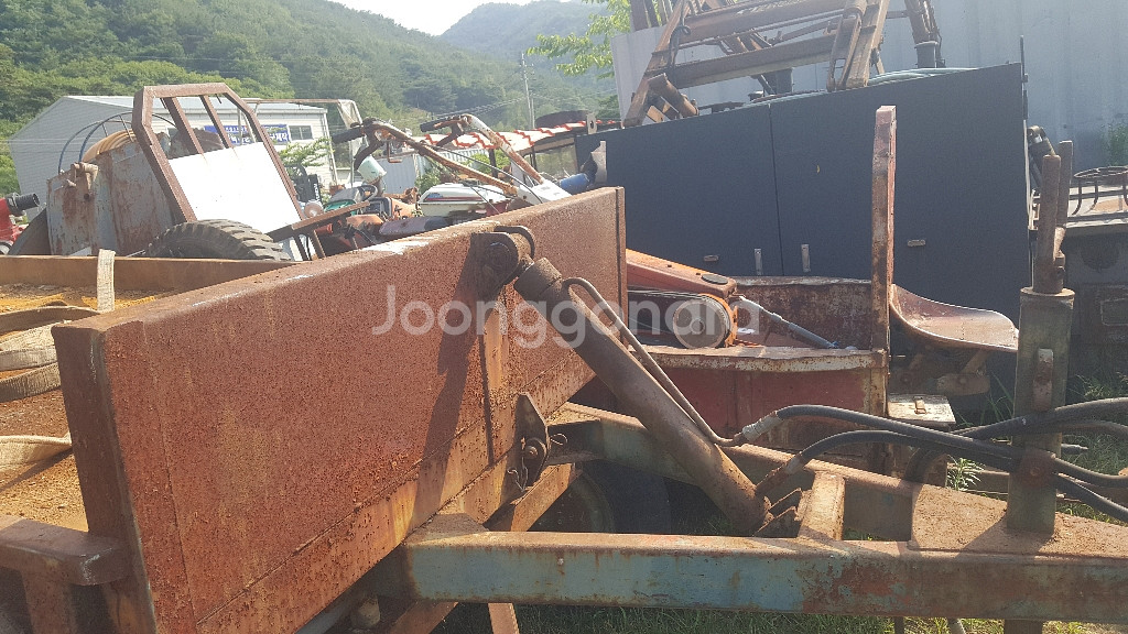 트랙터 유압식 추레라 츄레라 트레일러 적재함 팝니다--1