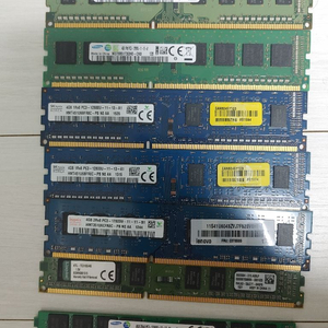 데스크탑용 DDR3 4G 12800U 총6개 일괄판매