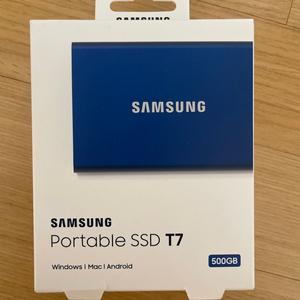 [미개봉 새제품] 삼성 portable ssd T7