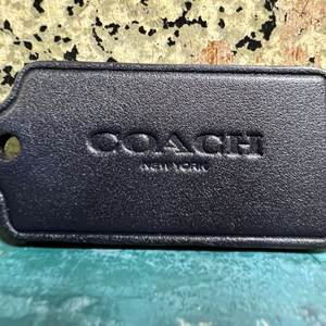 코치 가죽 태그 COACH leather tag 새것