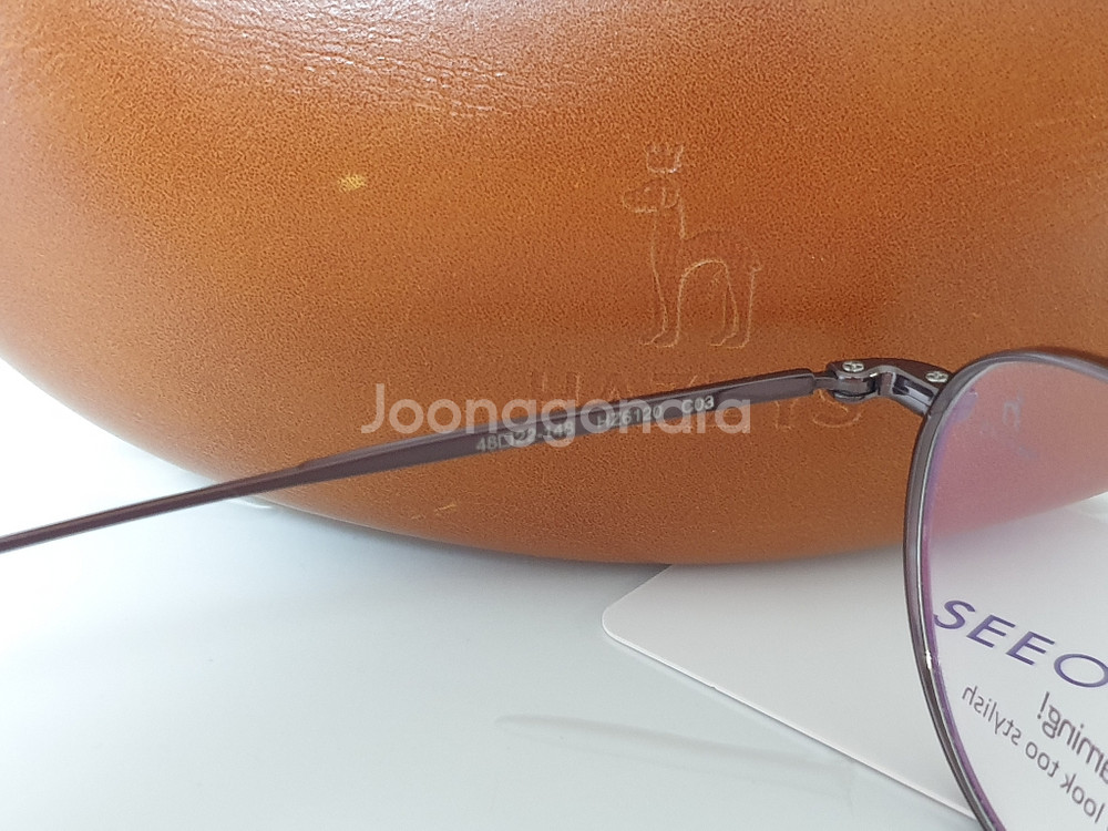 (정품)헤지스안경~티타늄~동글이~(새상품)--5
