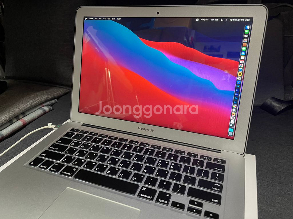 애플 맥북에어 13인치 CTO (i5/8G/256GB)--5