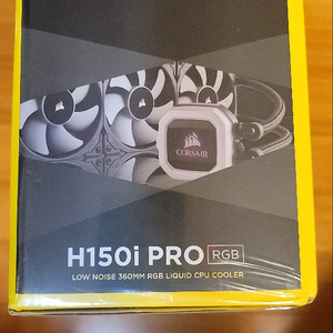 커세어 H150i RGB PRO 수냉쿨러 새제품