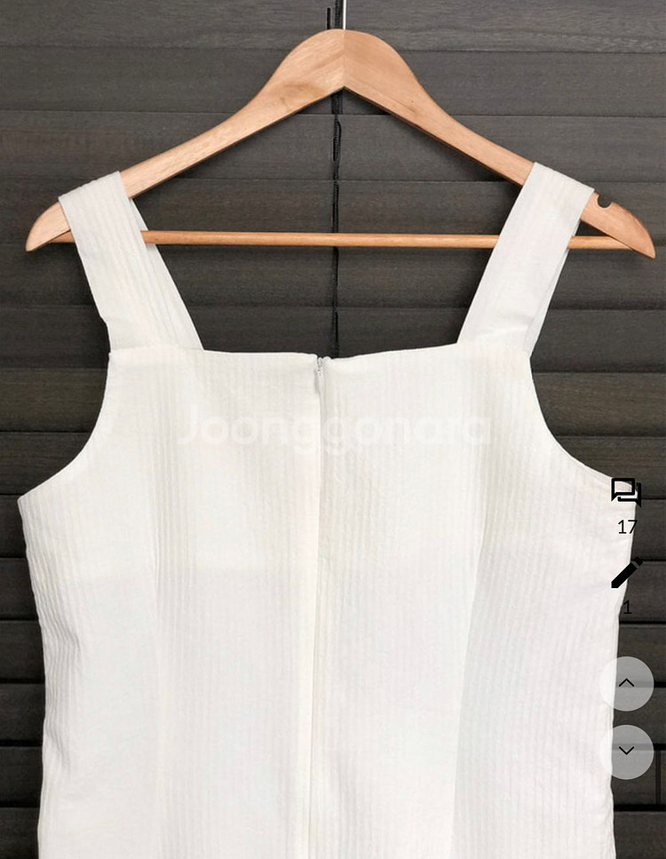 플로우링 모아 골지 나시원피스--4