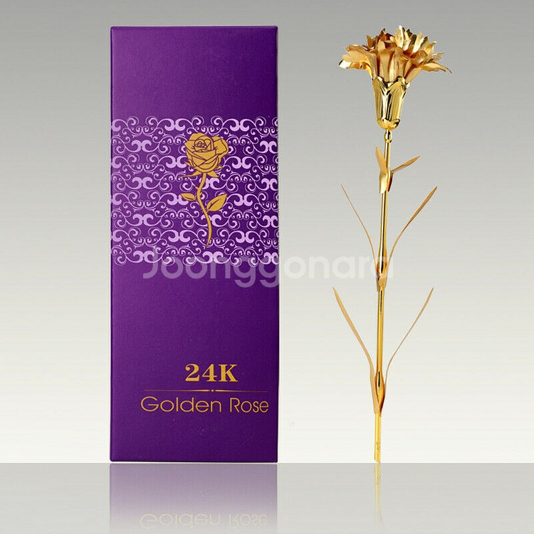 새 24K 도금 카네이션 꽃 선물 어머님 어버이날--7
