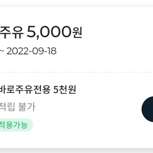 gs칼텍스 주유쿠폰 5000+1000