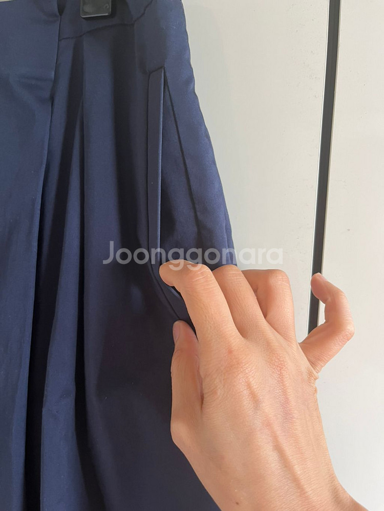 (사이즈 55)질샌더 정품 큐롯 치마바지--4