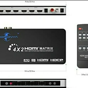 4x2 hdmi matrix(분배기&셀렉터) 팝니다.