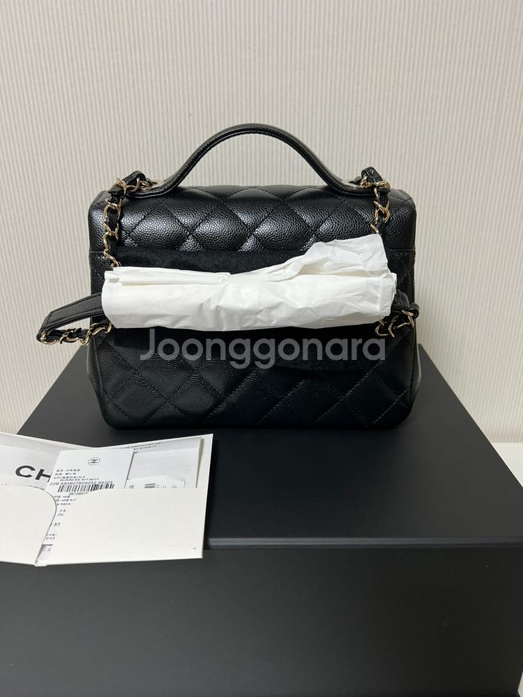 내장칩 새상품) 샤넬 비즈니스 어피니티 블랙 판매해요--2