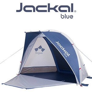 쟈칼(JACKAL) 블루 선블록 비치쉘터 그늘막텐트