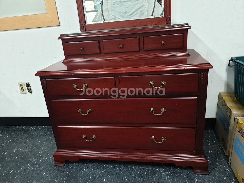 용산공예 화장대 서랍장--1