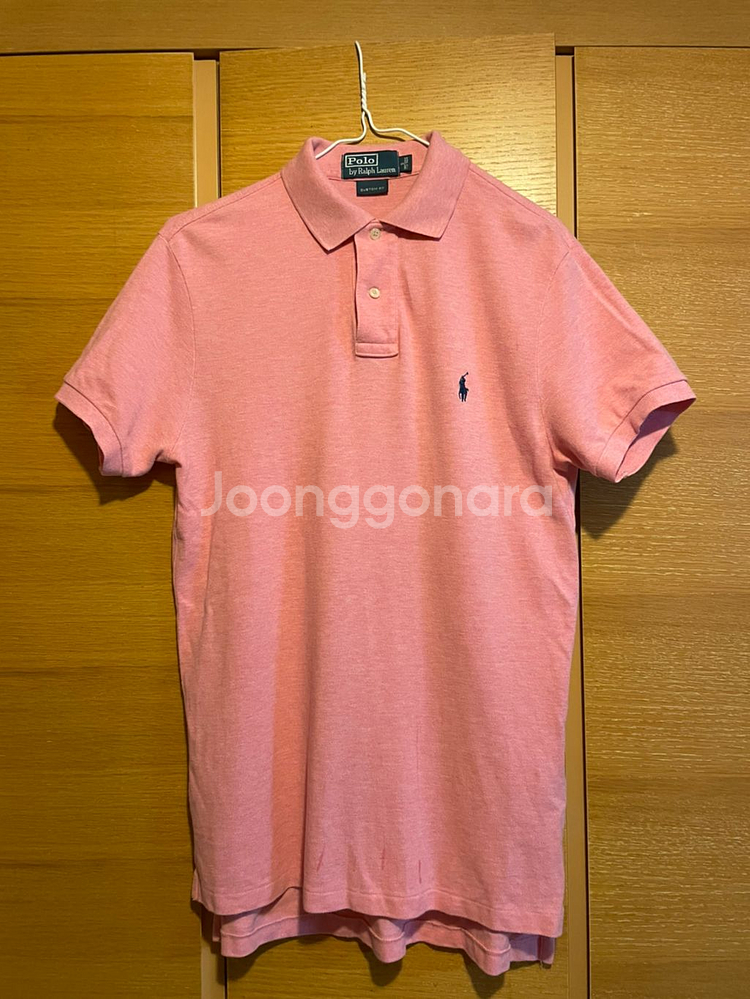 폴로랄프로렌 커스텀핏 반팔카라티 PNK--1