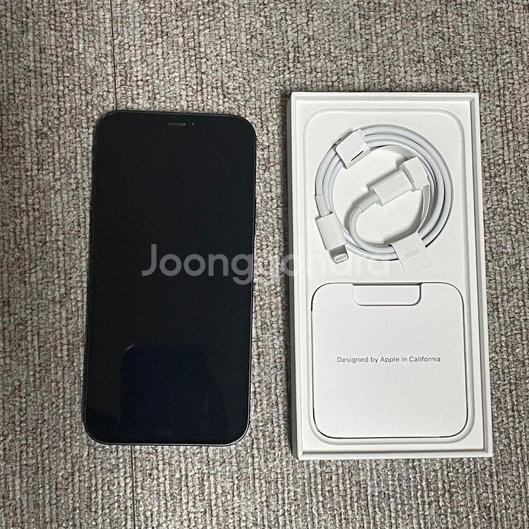 아이폰12 블랙 128g 풀박스--0