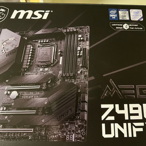 msi meg z490 유니파이 메인보드