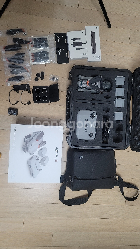 DJI air2s 플라이모어콤보,배터리2추가+카팩+@--1