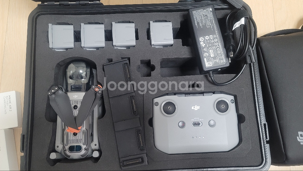 DJI air2s 플라이모어콤보,배터리2추가+카팩+@--5
