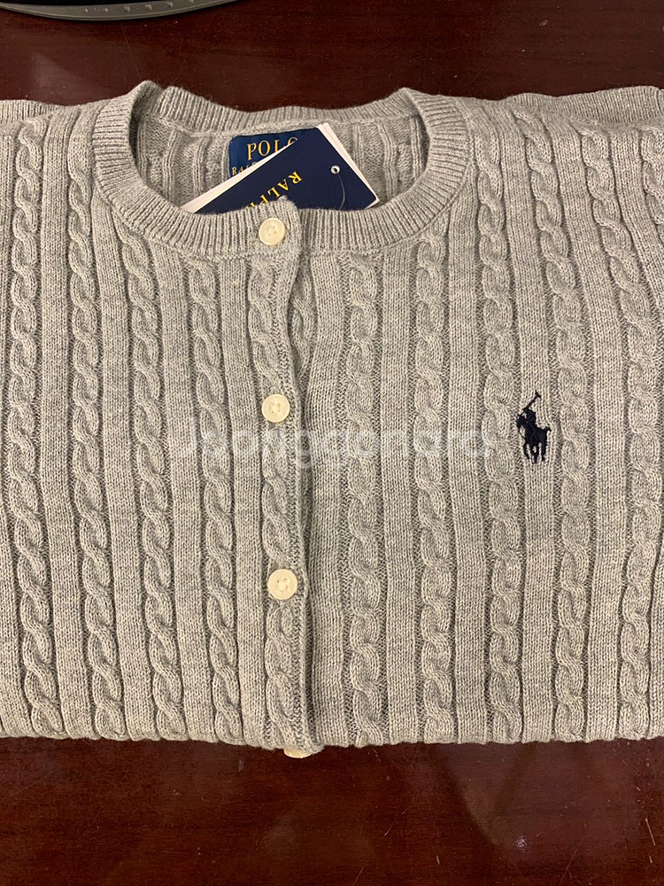 폴로 랄프로렌 걸즈 케이블 가디건 xl--0