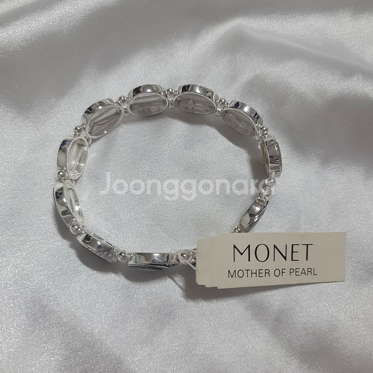(새상품)monet 모넷 빈티지 원석팔찌,문스톤--1